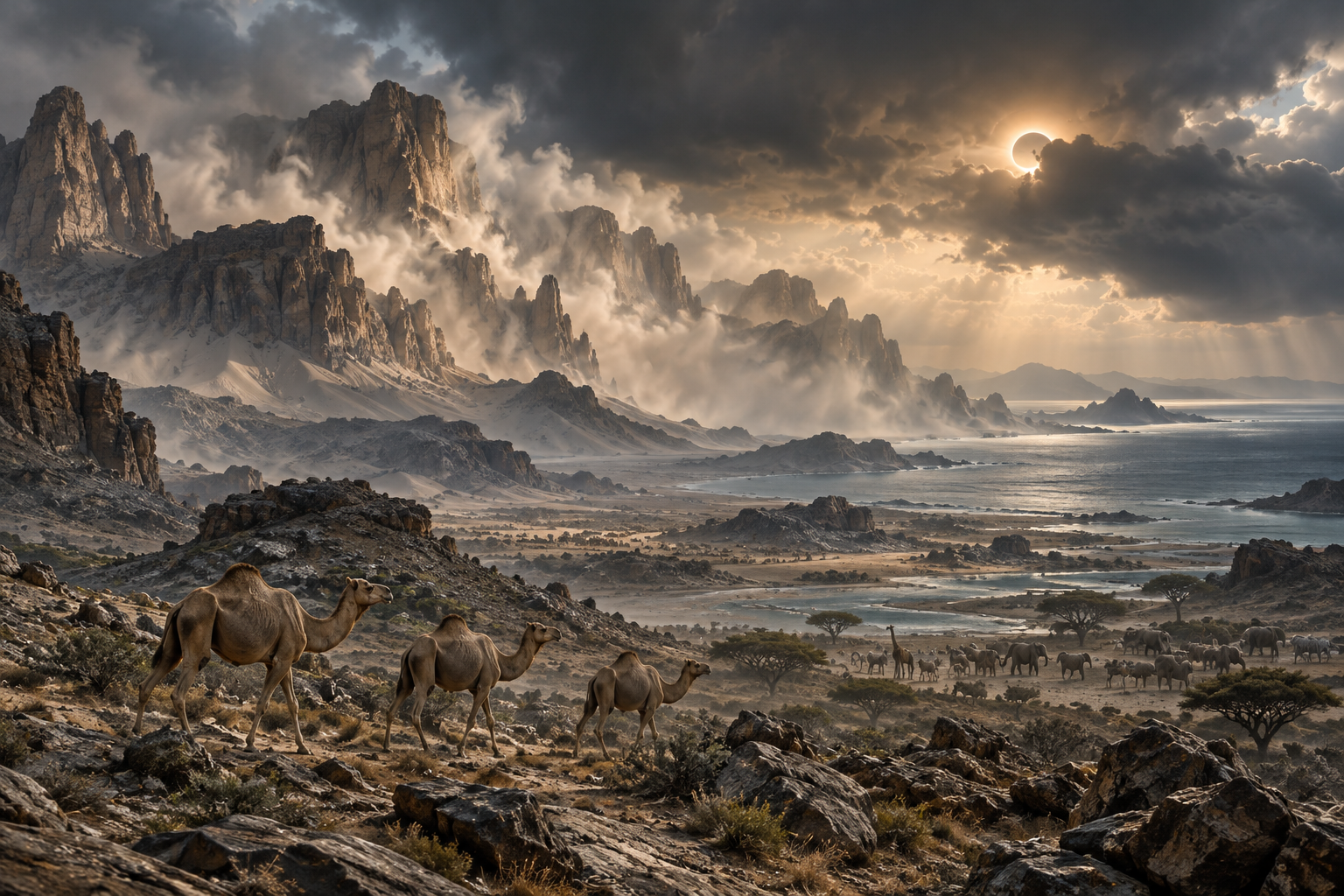 An imaginative response to the cosmic upheaval in 81:1–14.